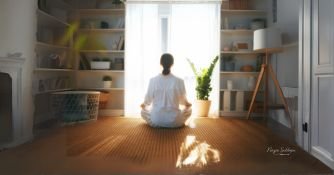 7 Physical Health Benefits You’ll Absolutely Love Person meditating in sunlight reflecting physical health benefits and mental well-being connection.