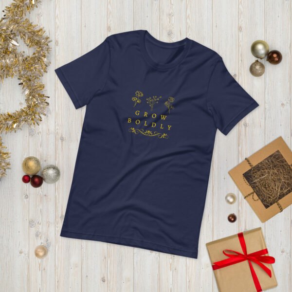 Grow Boldly – Inspirational T Shirt By Nazia S