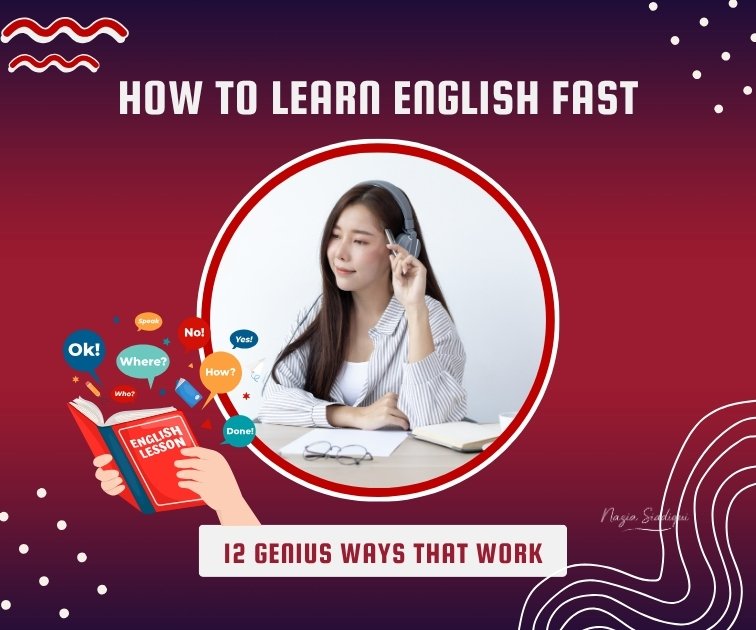 How To Learn English Fast: 12 Genius Ways That Work Confident person learning English online, representing how to learn English fast effectively